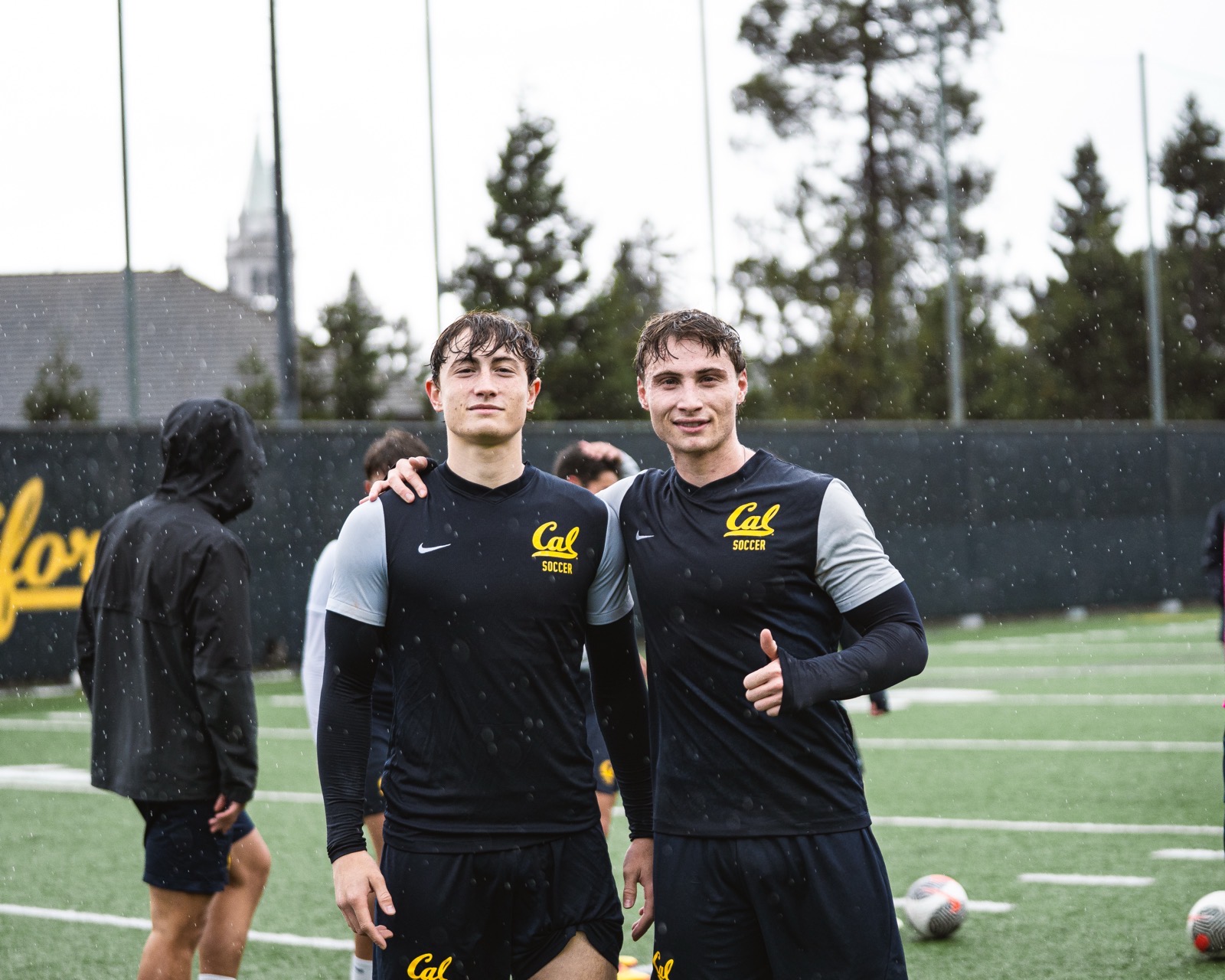 Kai and Miko Oppenheim at UC Berkeley — Cal Soccer training